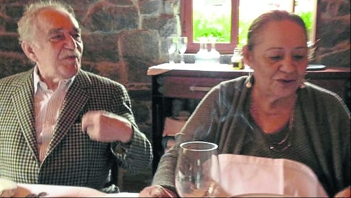 García Márquez y Mercedes, un día en México.