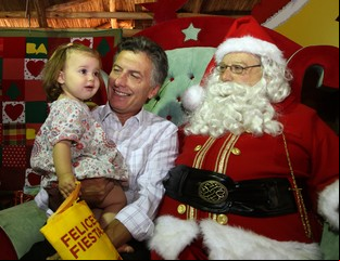 Macri inauguró el parque navideño porteño