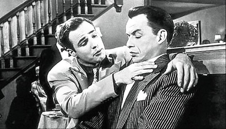 Marlon Brando (Sky) y Frank Sinatra (Nathan), en el clásico "Guys and Dolls".