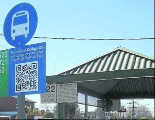 Se puede ver desde el celular el recorrido de los colectivos