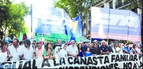 La CTA pidió un salario mínimo de $ 9.000 y rechazó límites a la protesta
