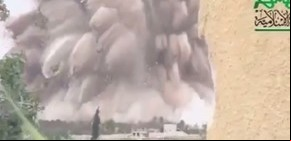 Impactante video de un atentado en Siria