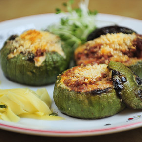 Zapallitos rellenos con carne