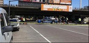 Caos de trásito en Puente Saavedra por una pérdida de gas