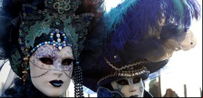 Con máscaras y espectáculos comienza el carnaval en Venecia