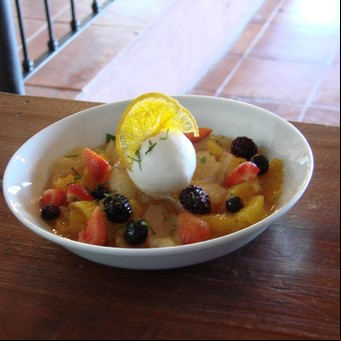 Sopa de cítricos, un postre de verano 