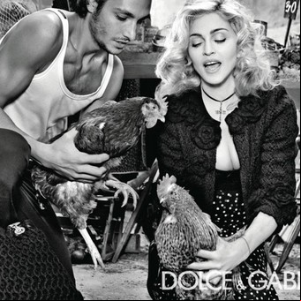 Madonna y un argentino, para Dolce & Gabbana