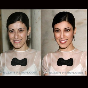 Celebrities sin Photoshop
