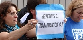 Marcha al Ministerio de Salud para pedir que entreguen medicamentos contra la Hepatitis C