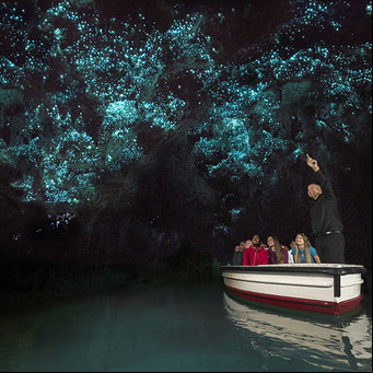 Los gusanos de Waitomo, estrellas luminosas en la noche cerrada