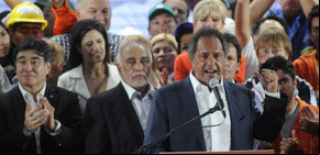 El día que "El Negro" Oro lloró con Scioli al aire