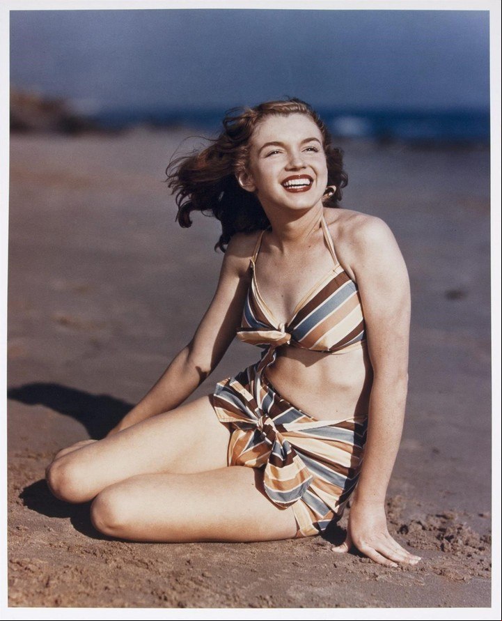 Durante su primera sesión de fotografías en 1946. / EFE