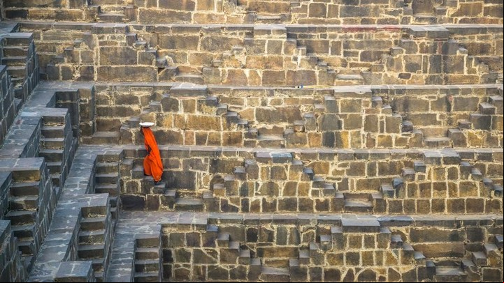 Escaleras del mundo. Chand Baori jaipur India