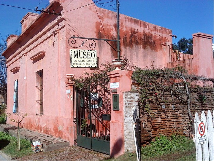 Una vieja casa transformada en el Museo de Arte Sacro en Capilla del Señor, pueblo declarado “De interés histórico nacional”.