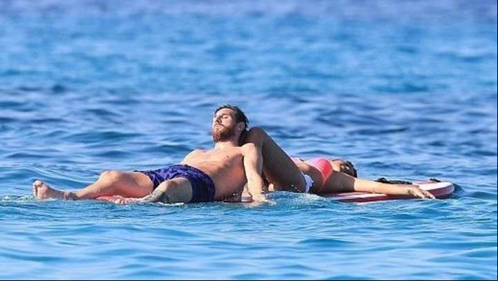 Vacaciones paradisíacas. En 2016, en Ibiza.