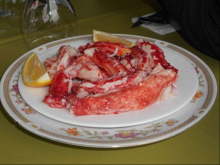 La centolla, plato característico de Tierra del Fuego.