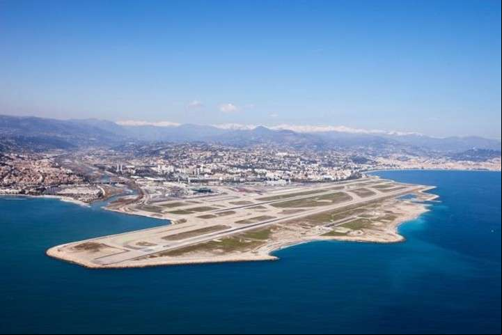 Imagen del aeródromo de Niza (Aeropuerto de Niza Costa Azul).