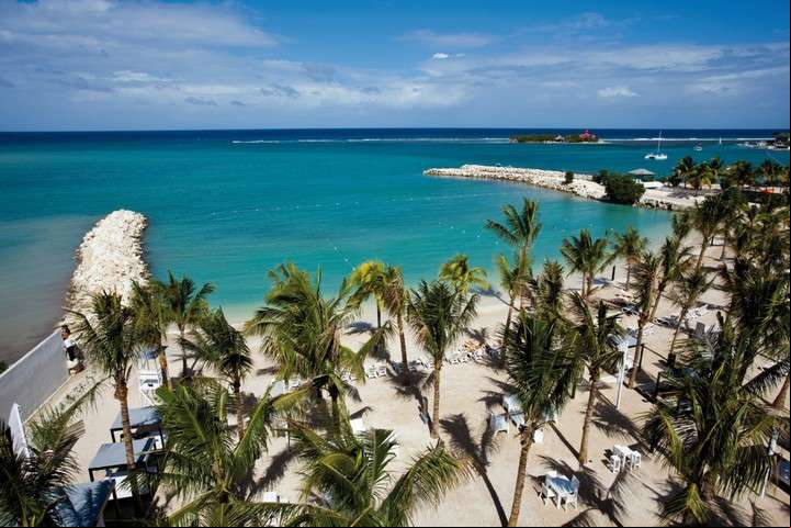 La playa de Montego Bay.
