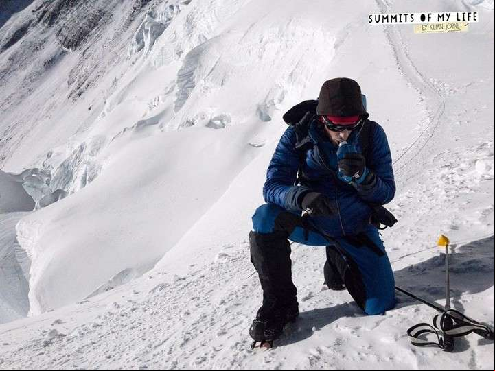 Kilian Jornet hizo cumbre en el Everest en mayo de 2017.
Foto: Facebook