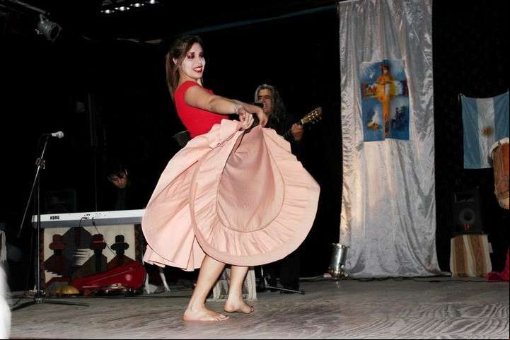 Espectáculo "Misa de chacareras", en Las Termas de Río Hondo, Santiago del Estero.