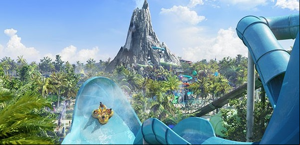 Volcano Bay, un tobogán a la diversión en una isla fantástica