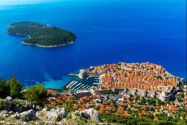 Dubrovnik desde lo alto, la ciudad amurallada (Getty Images).