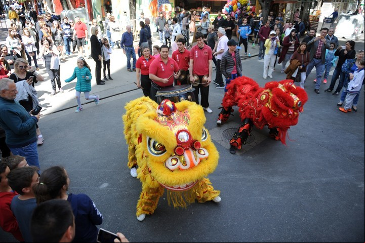 Danza del dragón y el león, un ritual milenario. (Jorge Sánchez)