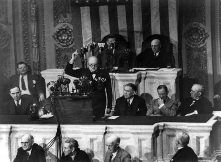 Winston Churchill en un discurso a la Gran Bretaña.