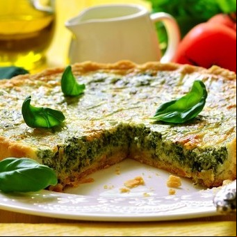 Tartas con vegetales de estación: la solución para  viandas o comidas exprés