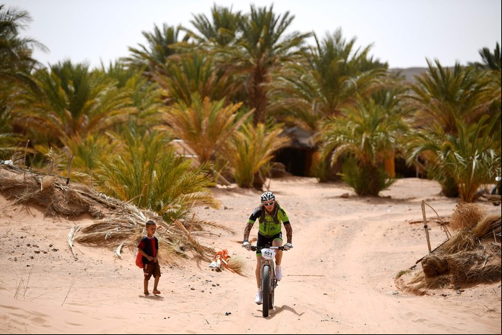 Zona desértica de Merzouga, Marruecos.
Foto: AFP / FRANCK FIFE