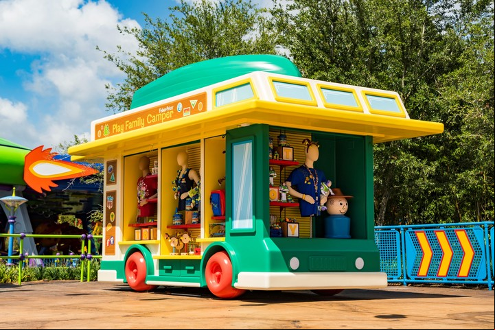 Merchandising con los personajes de la saga (Disney Parks)