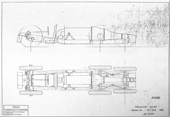 El diseño del Mercedes T 80.
