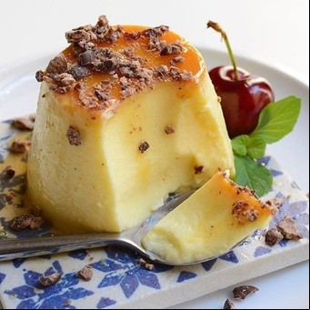 Flan de queso