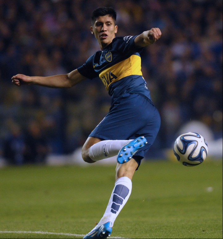 Nahuel Zárate disputó 33 encuentros con la camiseta de Boca entre 2013 y 2014. Foto: Maxi Failla.
