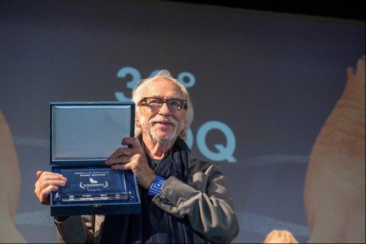 En la edición 33 del Festival de Mar del Plata, donde le dieron un reconocimiento.