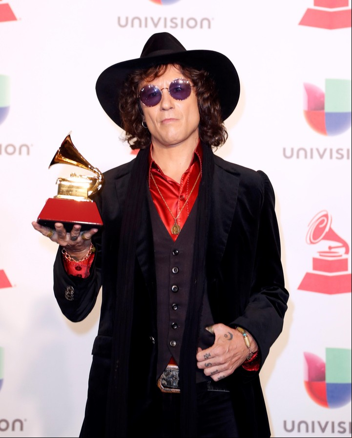 Enrique Bunbury en 2018, cuando ganó el Grammy Latino al Mejor Álbum de Rock. Foto: EFE