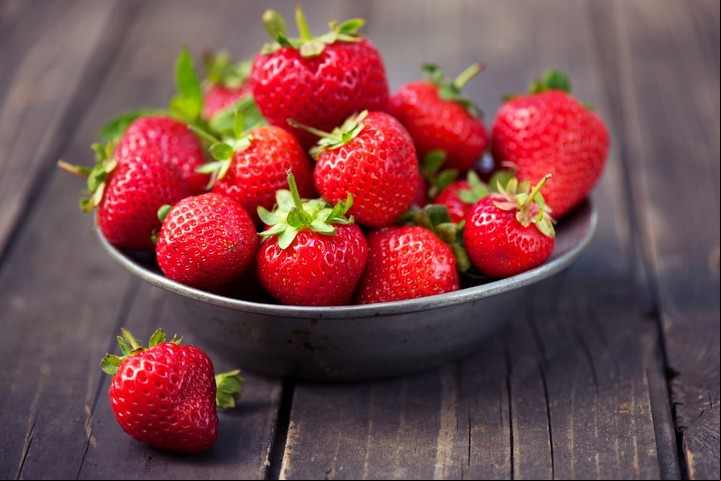 Frutillas, tesoro de antioxidantes.