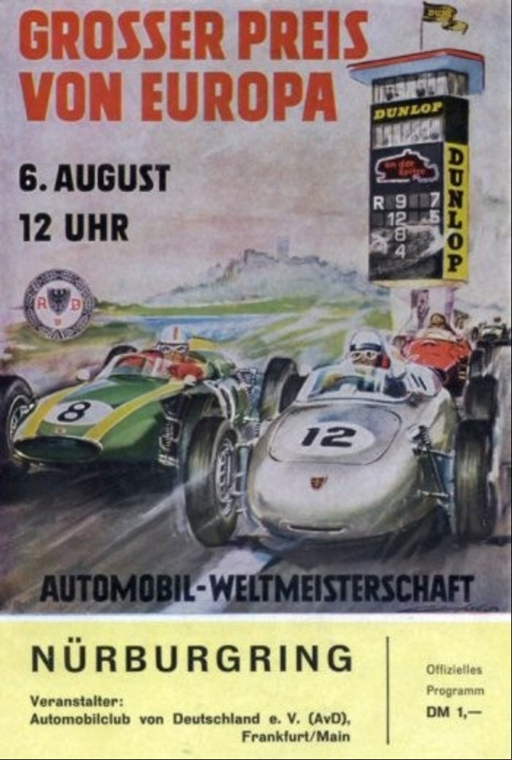 El Gran Premio de Europa, en Nurburgring, fue el escenario de la carrera 100.