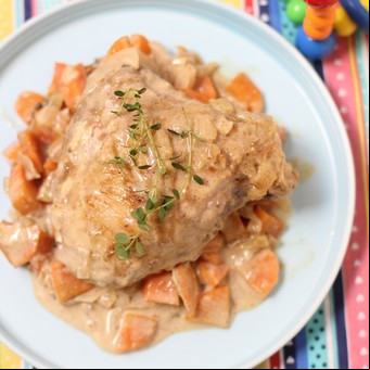Pollo a la mostaza