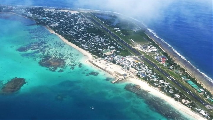 El Tratado Falepili con Australia garantiza visas para tuvaluanos que necesiten emigrar por razones climáticas. Foto: Archivo / AFP