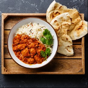 Curry de pollo y vegetales