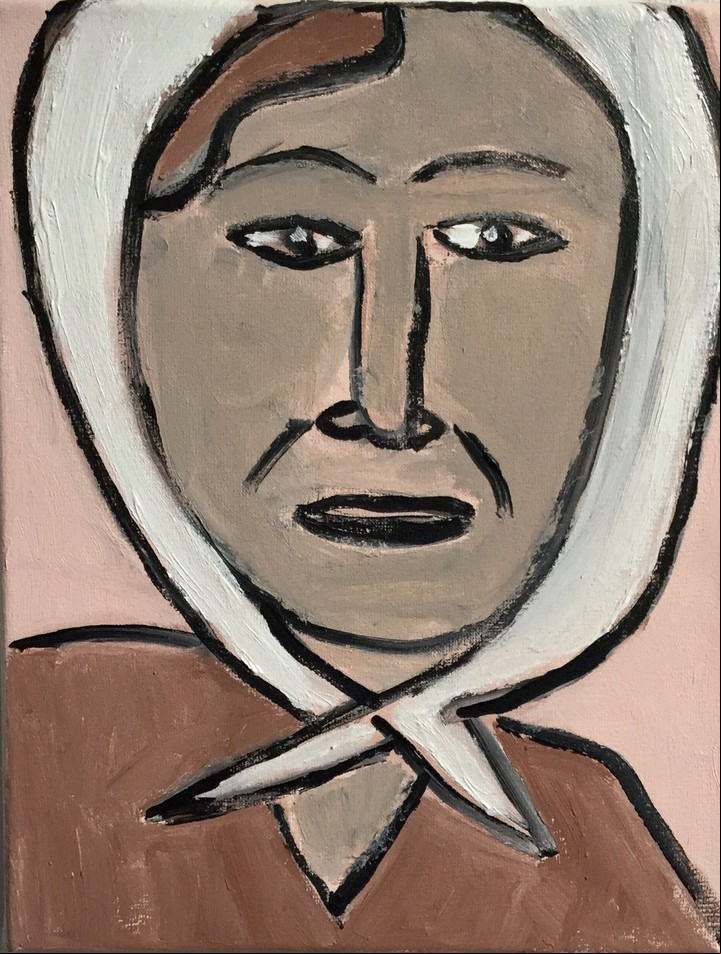Azucena Villaflor, una de las fundadoras de la Asociación Madres de Plaza de Mayo, por la artista Anna-Lisa Marjak.