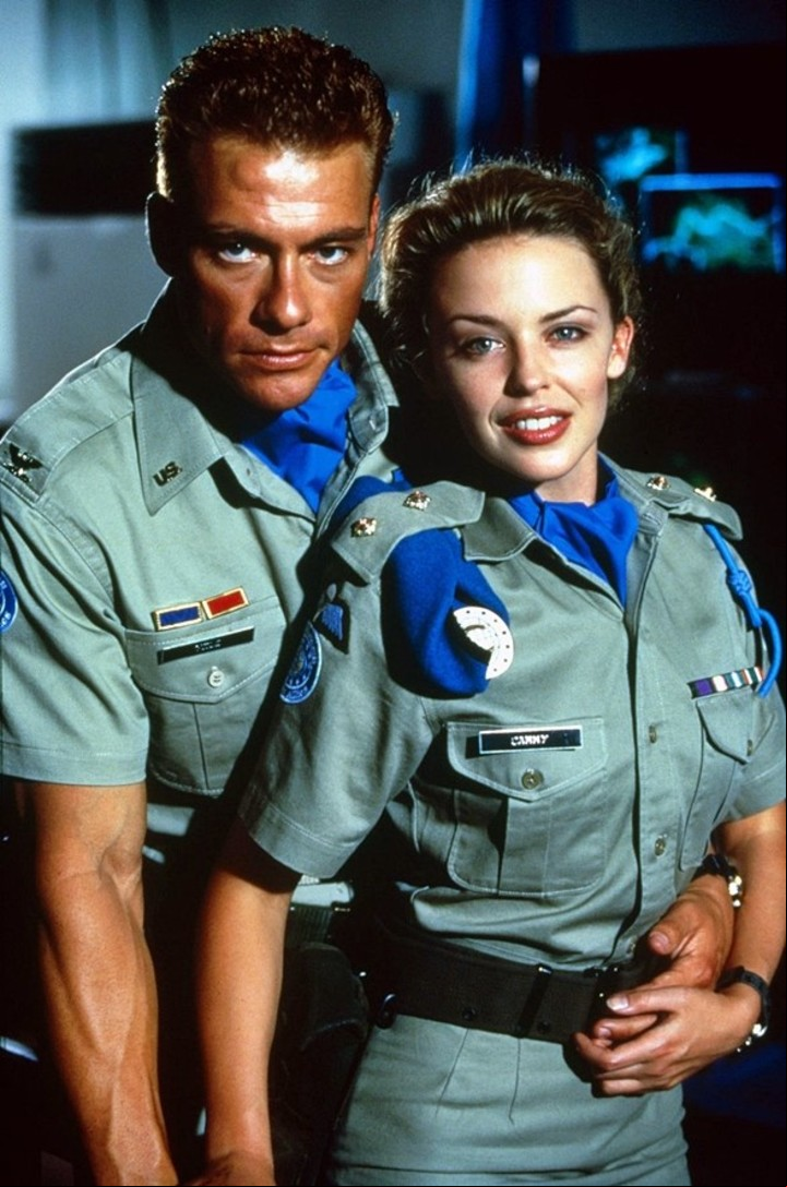 Jean-Claude Van Damme, junto a Kylie Minogue, en Street Fighter, la batalla final.