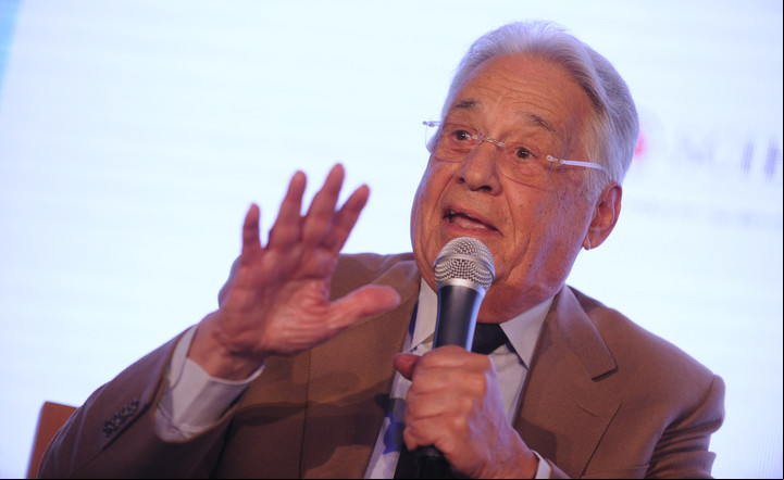 El ex presidente de Brasil, Fernando Henrique Cardoso, padre del Plan Real. Foto: Juano Tesone