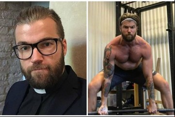 El "cura crossfitero" que se parece a Chris Hemsworth y es furor en Instagram