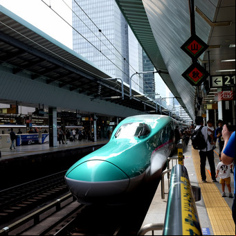 El tren bala japonés, una maravilla tecnológica que aprovecharán los hinchas en el Mundial de rugby