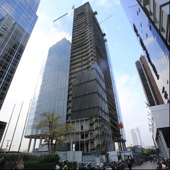 Cómo es la torre de Globant que escaló el "Hombre Araña" polaco