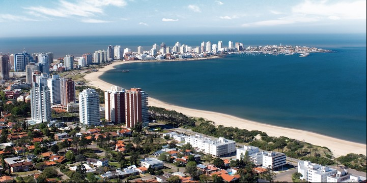 Vista de Punta del Este, el destino estrella del verano en Uruguay. Foto Prensa Turismo Uruguay