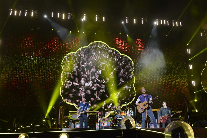Coldplay en La Plata, 2017. Foto: Andrés D’Elia