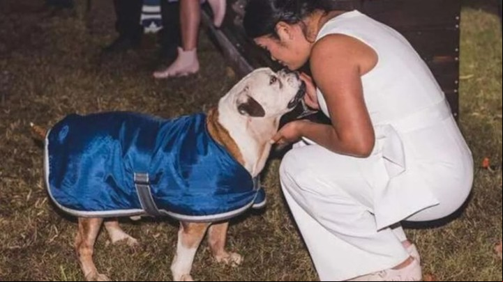 La novia le cedió el primer baile a Diesel.
